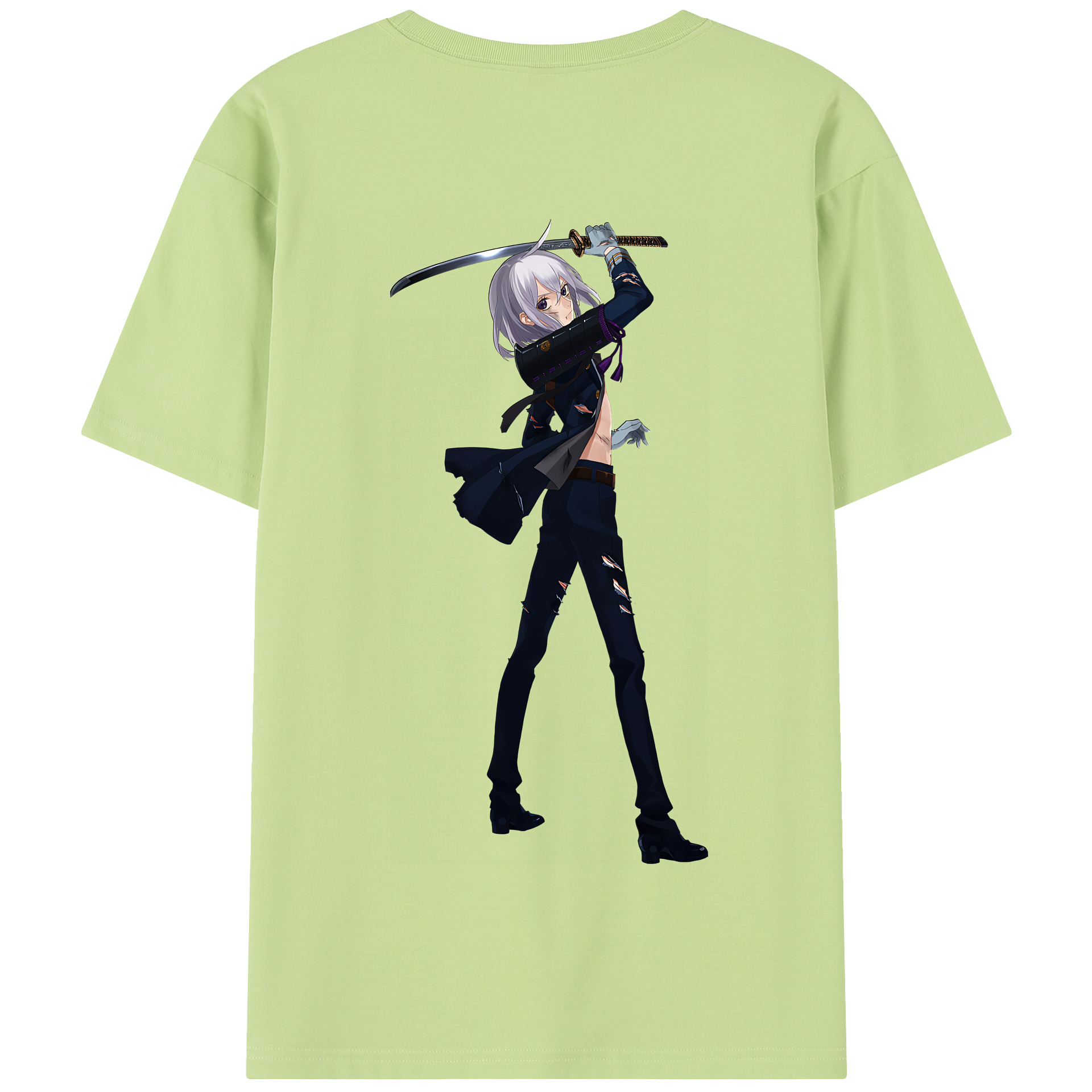 （画像用） 刀剣乱舞 Touken Ranbu 綿100％半袖Tシャツ（背面プリント）